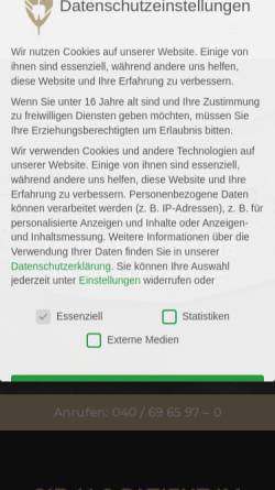 Vorschau der mobilen Webseite borgweg.de, Zahnarztpraxis am Borgweg