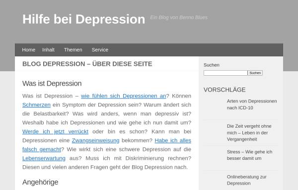 Vorschau von www.was-ist-depression.net, Was ist Depression?