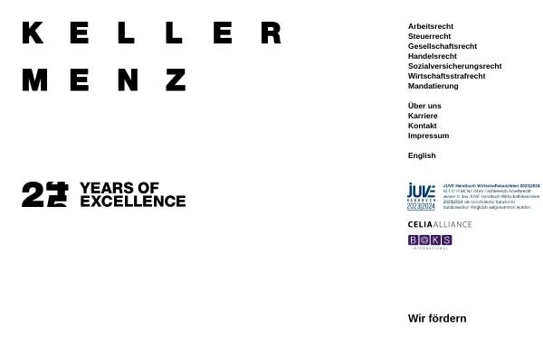 Vorschau von www.keller-menz.de, Keller Menz Rechtsanwälte