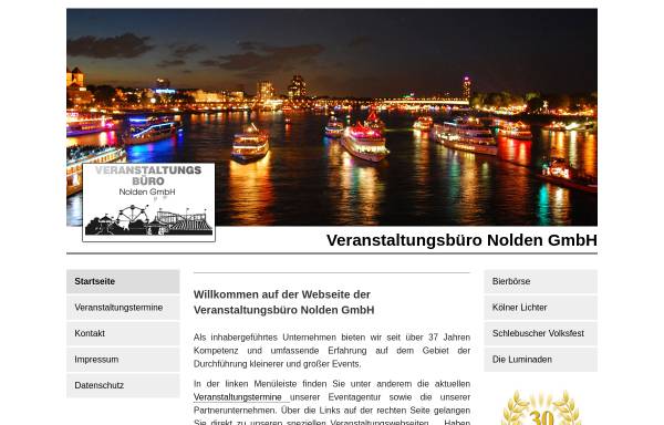 Vorschau von www.veranstaltungsbuero.de, Veranstaltungsbüro Werner Nolden GmbH