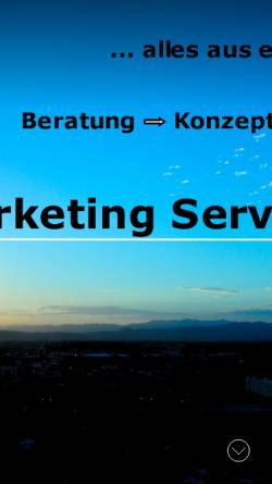 Vorschau der mobilen Webseite www.msschwarz.de, Marketing Service Schwarz