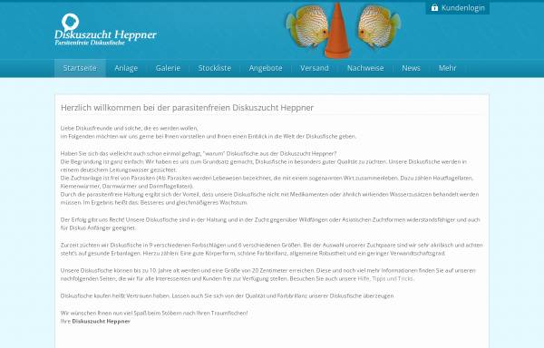Vorschau von www.diskuszucht-heppner.de, Diskuszucht Heppner