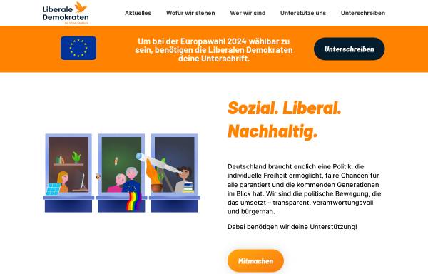 Vorschau von www.liberale-demokraten.de, Liberale Demokraten (LD)