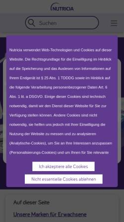 Vorschau der mobilen Webseite www.neocate.de, Neocate