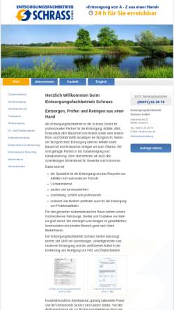 Vorschau der mobilen Webseite www.entsorgung-schrass.de, Entsorgungsfachbetrieb Schrass