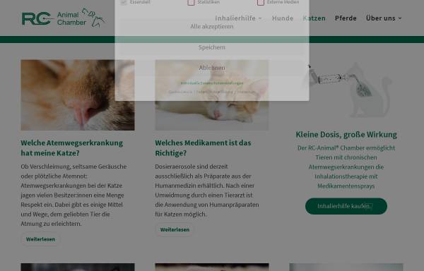 Vorschau von www.katzen-asthma.de, Katzenasthma