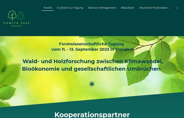 Vorschau von www.fowita.de, Forstwissenschaftliche Tagung 2014