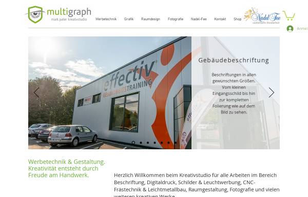 Vorschau von multigraph.de, Multigraph | Agentur für Design und Werbetechnik