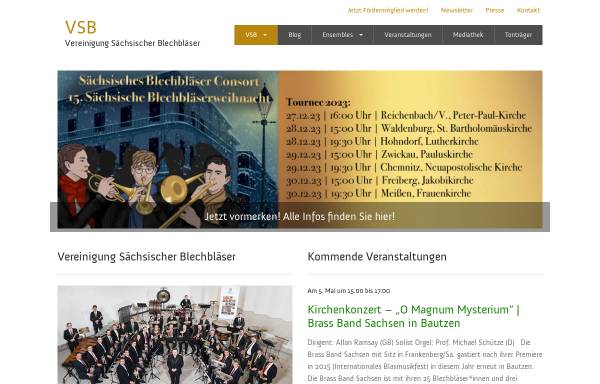 Vorschau von www.sbconsort.de, Sächsisches Blechbläser Consort