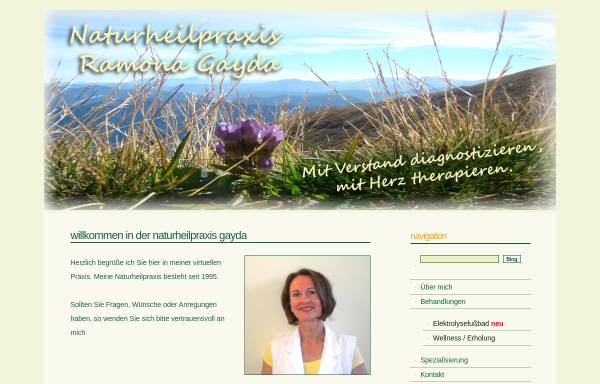 Vorschau von www.naturheilpraxis-gayda.de, Ramona Gayda