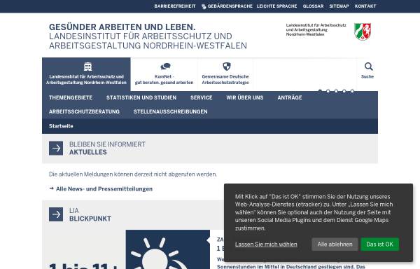 Landesinstitut für Arbeitsgestaltung des Landes Nordrhein-Westfalen (LIA.NRW)