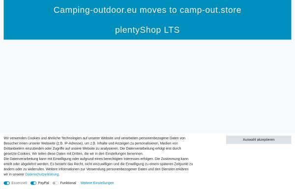 Vorschau von www.camping-outdoor.eu, Camping-Outdoor.eu - Carsten Spreen Online Trading
