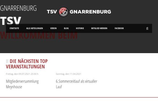 Vorschau von www.tsvgnarrenburg.de, SG Bremervörde/Gnarrenburg