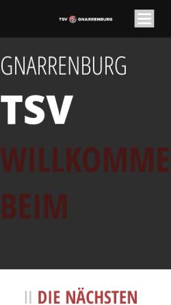 Vorschau der mobilen Webseite www.tsvgnarrenburg.de, SG Bremervörde/Gnarrenburg