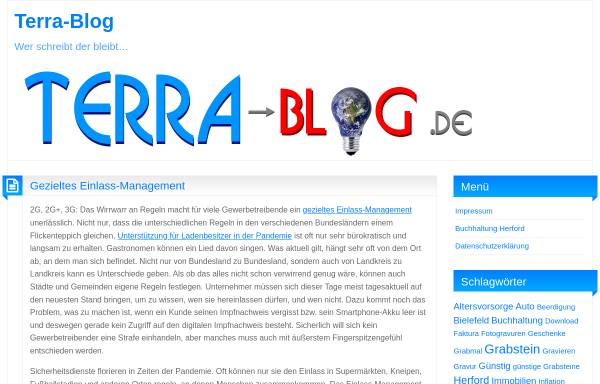 Vorschau von terra-blog.de, Terra Blog