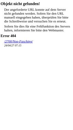 Vorschau der mobilen Webseite www.vereinsmeier.at, Niederösterreiche Faschingsgilden