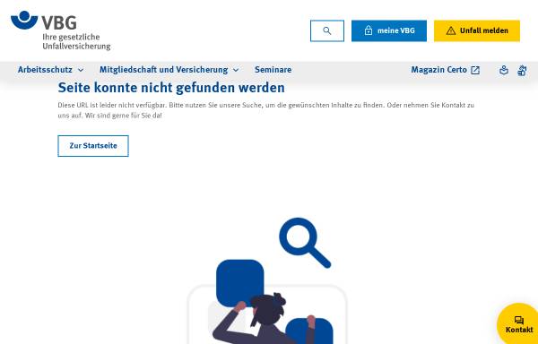 Vorschau von www.vbg.de, Sehhilfen am Bildschirmarbeitsplatz