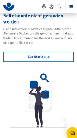 Vorschau der mobilen Webseite www.vbg.de, Sehhilfen am Bildschirmarbeitsplatz