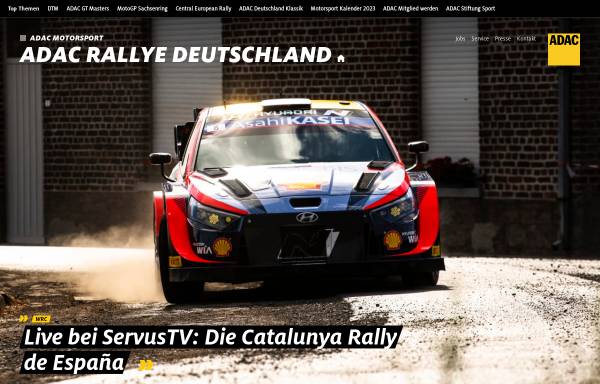 Vorschau von www.adac-rallye-deutschland.de, OMV ADAC Rallye Deutschland