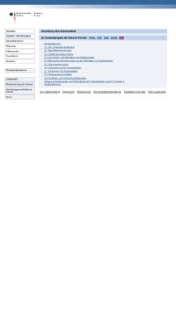 Vorschau der mobilen Webseite www.gesetze-im-internet.de, Arbeitsstättenverordnung (ArbStättV) - Deutschland