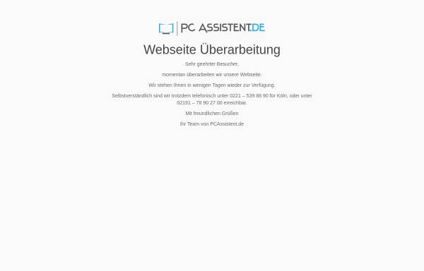 Vorschau von www.pcassistent.de, PC Assistent