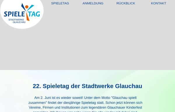 Vorschau von www.spieletag-stadtwerke.de, Spieletag der Stadtwerke Glauchau