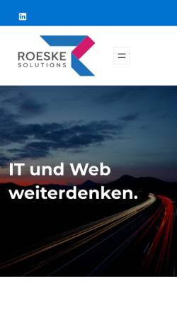 Vorschau der mobilen Webseite sascha-roeske.de, Roeske Solutions GmbH