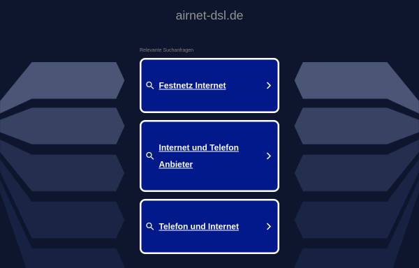 Vorschau von www.airnet-dsl.de, AirNet DSL