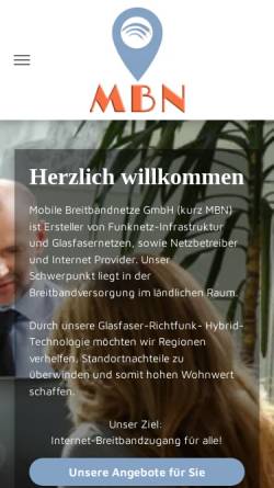 Vorschau der mobilen Webseite www.mobile-breitbandnetze.de, Mobile Breitbandnetze GmbH