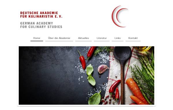 Vorschau von www.kulinaristik.de, Deutsche Akademie für Kulinaristik e.V.