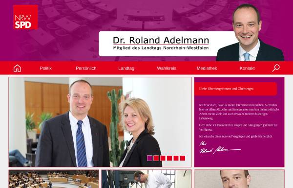 Vorschau von www.roland-adelmann.de, Adelmann, Dr. Roland (MdL)