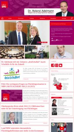 Vorschau der mobilen Webseite www.roland-adelmann.de, Adelmann, Dr. Roland (MdL)
