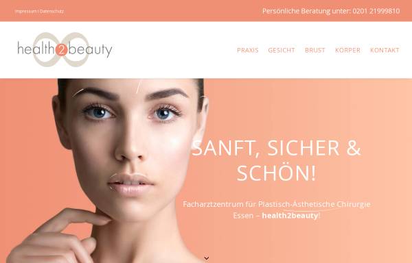Vorschau von www.health2beauty.de, Health2beauty