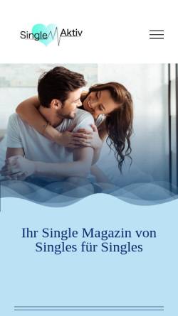 Vorschau der mobilen Webseite singleaktiv.de, Singleaktiv