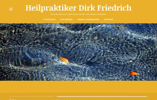 Vorschau von www.die-alternativmedizin.de, Dirk Friedrich