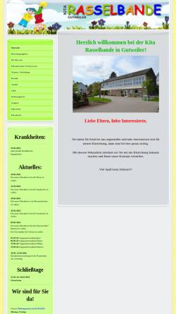 Vorschau der mobilen Webseite www.kita-gutweiler.de, Kita Rasselbande