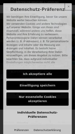 Vorschau der mobilen Webseite www.aquaspa.de, Peter Stuchlik