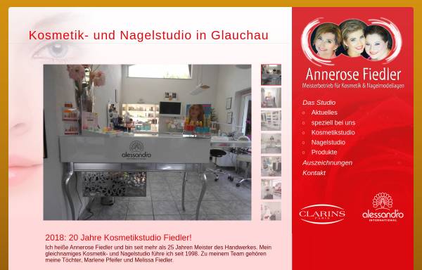 Vorschau von www.kosmetik-fiedler.de, Kosmetik- und Nagelstudio Annerose Fiedler