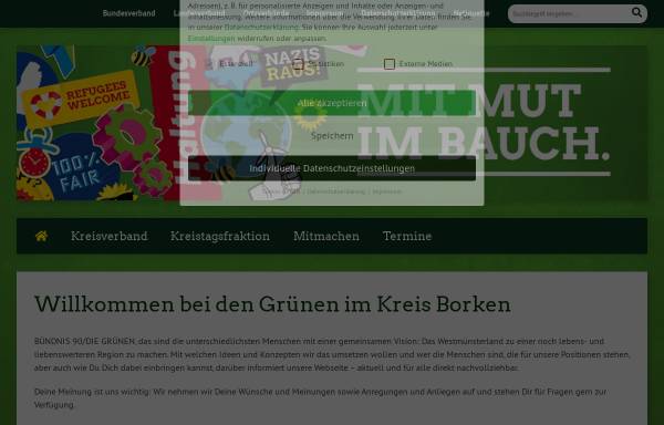Vorschau von www.gruene-kreis-borken.de, Bündnis 90/Die Grünen, Kreisverband Borken