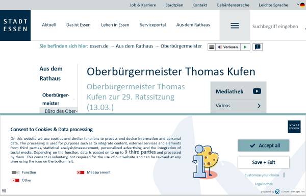 Vorschau von www.thomas-kufen.de, Kufen,Thomas (MdL)