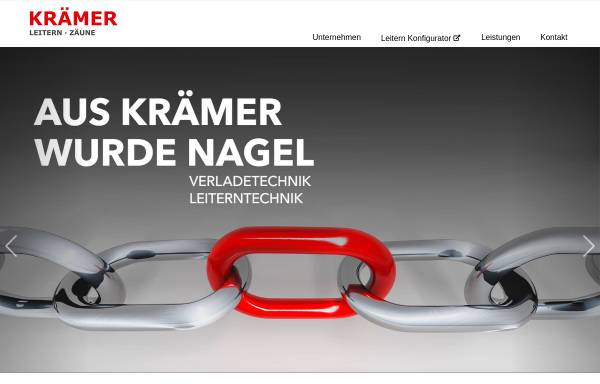 Vorschau von www.kraemer-leitern-zaeune.de, Krämer GmbH Leitern und Zäune