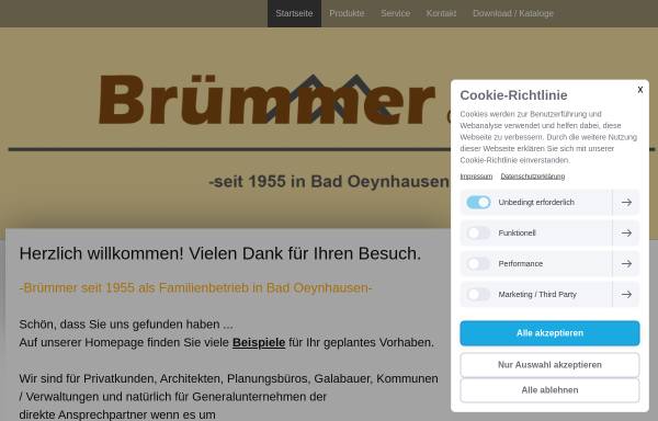 Vorschau von www.bruemmer.tv, Brümmer GmbH und Co. KG