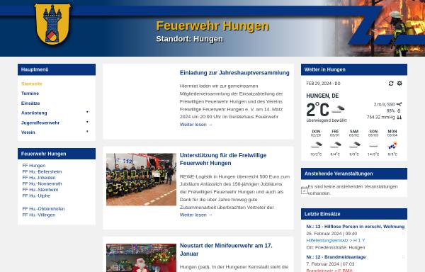 Vorschau von www.feuerwehr-hungen.de, Freiwillige Feuerwehr Hungen-Trais-Horloff