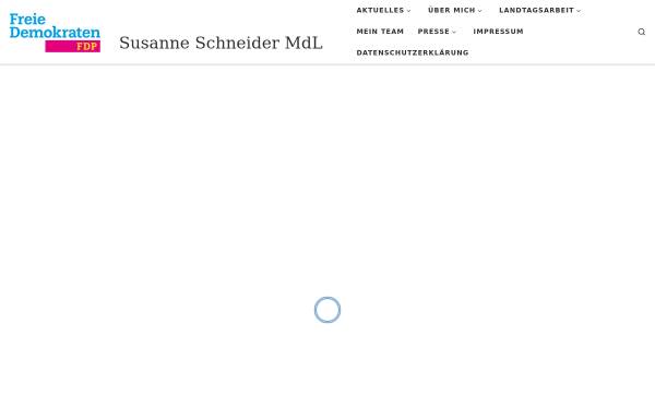 Vorschau von www.schneider-susanne.de, Schneider, Susanne (MdL)