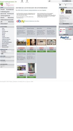 Vorschau der mobilen Webseite www.kunst-autogramme.de, Real Estate Holding UG