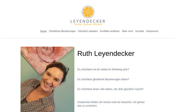 Vorschau von www.training-leyendecker.de, Ruth Leyendecker