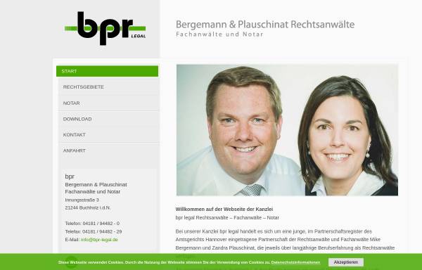 Vorschau von www.bpr-legal.de, Bpr Bergemann-Plauschinat