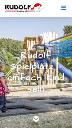 Vorschau der mobilen Webseite www.rudolf-spielplatzgeraete.ch, Ruedi Grimm, Rudolf Spielplatzgeräte