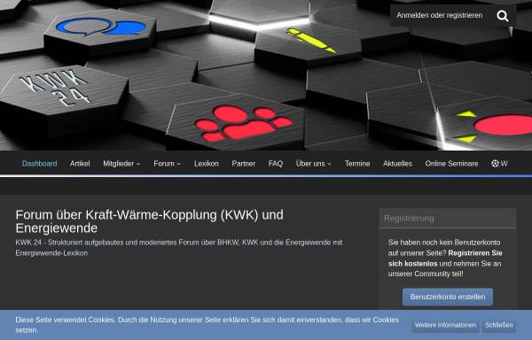 Vorschau von www.kwk24.de, KWK - Nachrichten, Blog und Forum