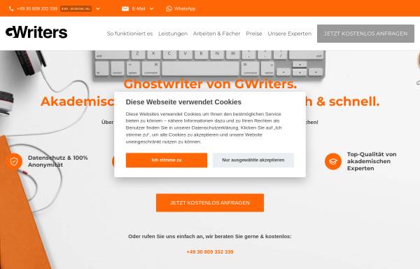 GWriters - Portal für akademische Freelancer (Lektoren, Korrekturen, Autoren, Übersetzer)